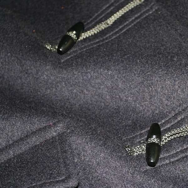 Vakkleding - Leidse zeeduffelcoat merk Biesot/houtje touwtje