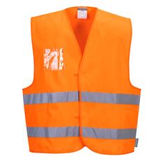 Portwest HI-VIS Vest dubbele ID houder …