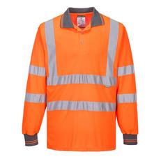 Portwest HI-VIS Lange Mouw Poloshirt S2…